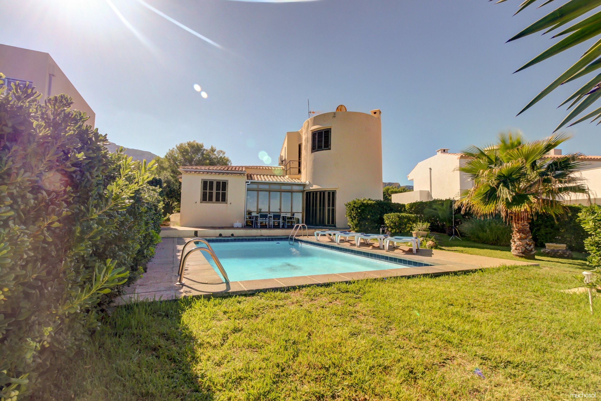 Mallorca Balear island villa rental for 7 persons private pool sea[....]
