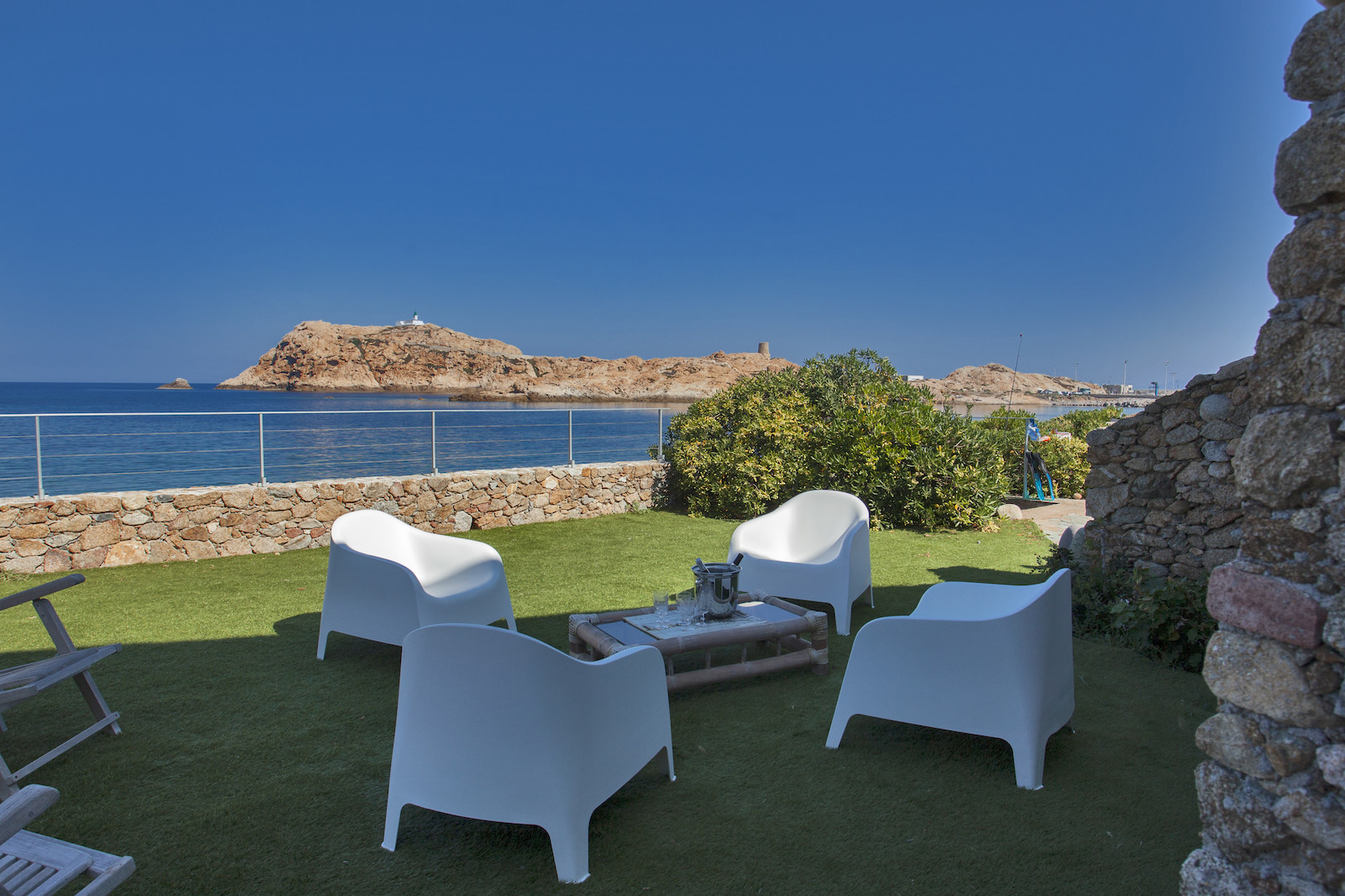 Ile Rousse luxury villa rental waterfront