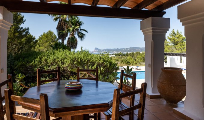 Seaview and mountain view 4-bedroom luxury Ibiza villa rental with private pool - Sant Agustí D´ Es Vedrà