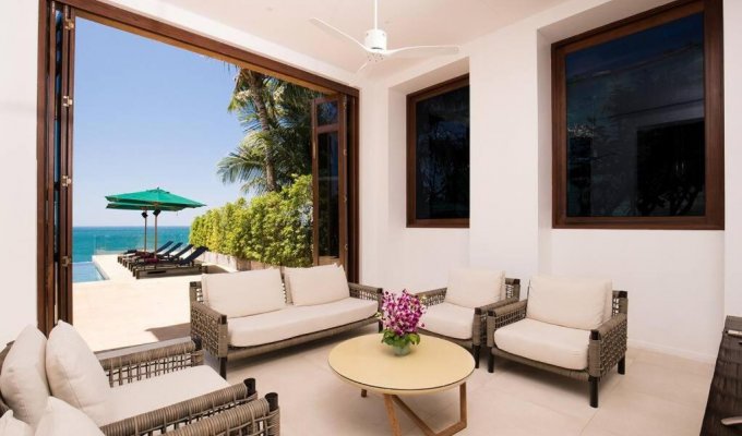 Phuket Luxury beachfront villa rental  Kata beach with staff & chef