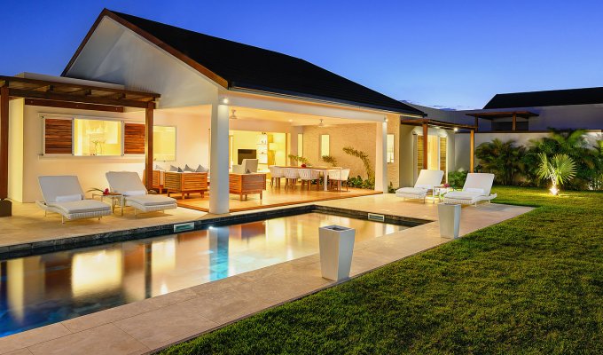 Mauritius villa rentals Grand Bay private pool and private beach access