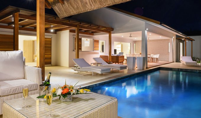 Mauritius villa rentals Grand Bay private pool and private beach access