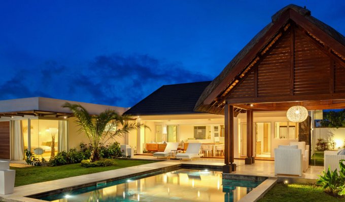 Mauritius villa rentals Grand Bay private pool and private beach access