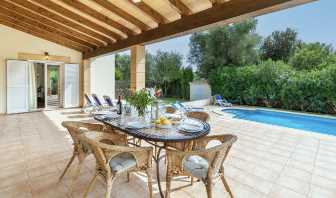 Balearic Islands luxury villa rental Mallorca Pollença Subach private pool heated pool