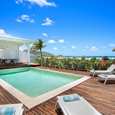 Saint-Martin Orient Bay Villa rentals Pool ocean view