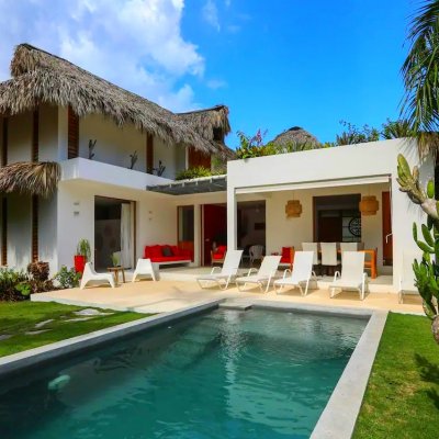 Domnican Republic Villa Vacation Rentals Playa Coson 180 m Las Terrenas